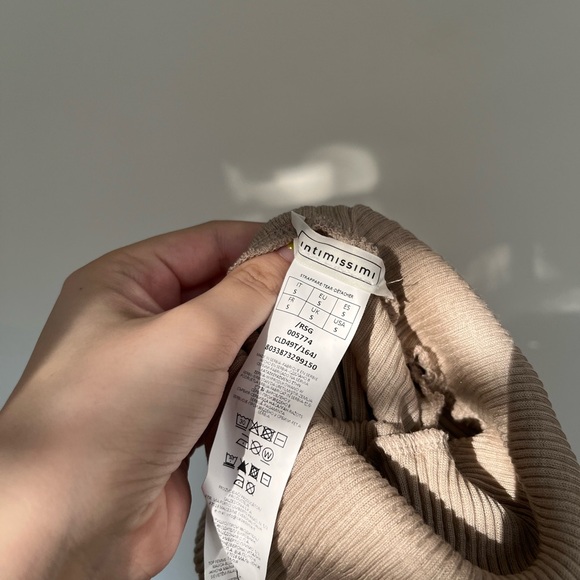 NWT Intimissimi wool silk blend turtleneck beige - Picture 2 of 3